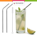Stainless Steel Reusable Drinking Straws with Cleaning Brush My Store