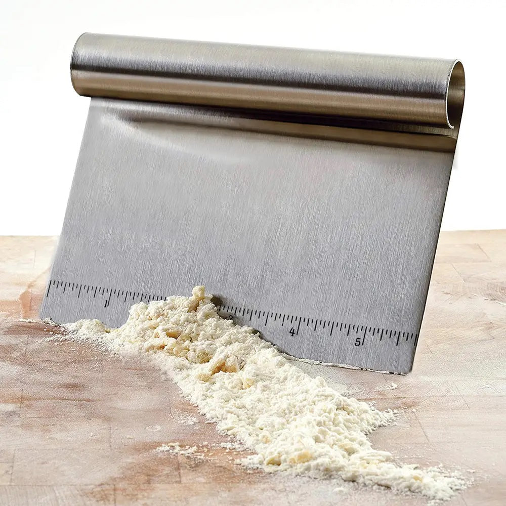 Stainless Steel Dough Cutter Scraper Techmanistan