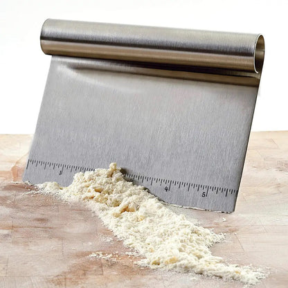Stainless Steel Dough Cutter Scraper Techmanistan