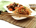 Pack of 10 Pairs - Reusable Chinese Polished Natural Bamboo Lightweight Wooden Chopsticks for Eating & Cooking My Store