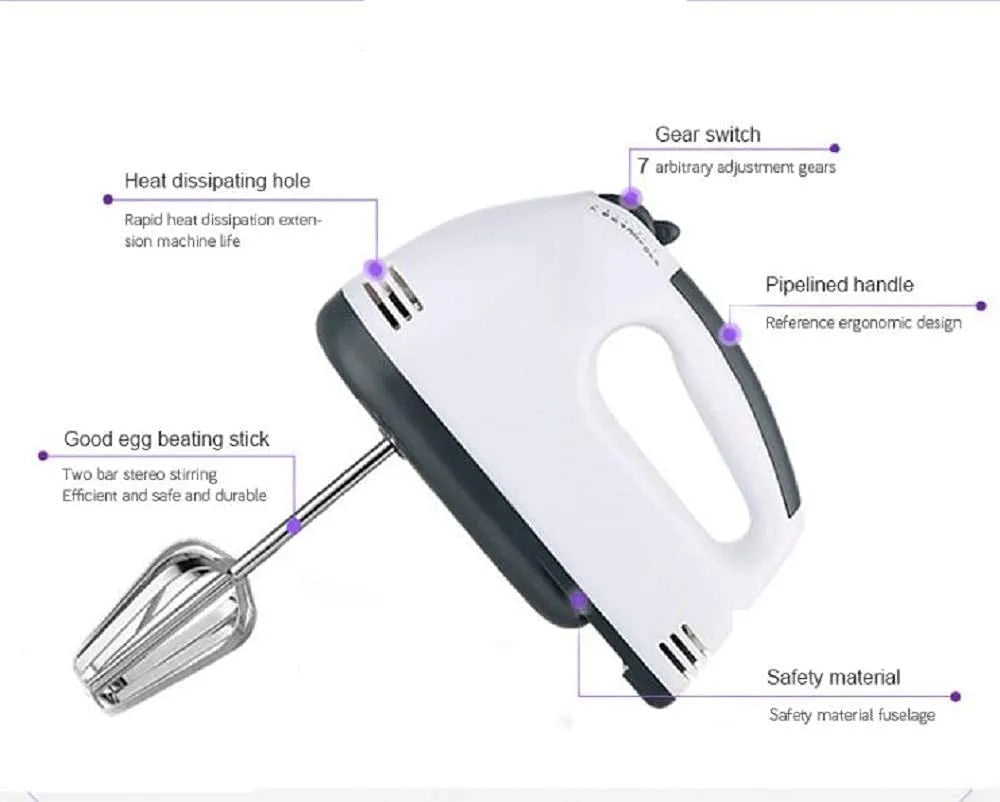 7-Speed Electric Egg Beater