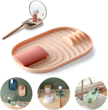 Foldable Spoon Rest Lid Holder