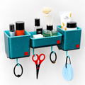 3 Compartment Bathroom Organizer | Multipurpose Storage Holder