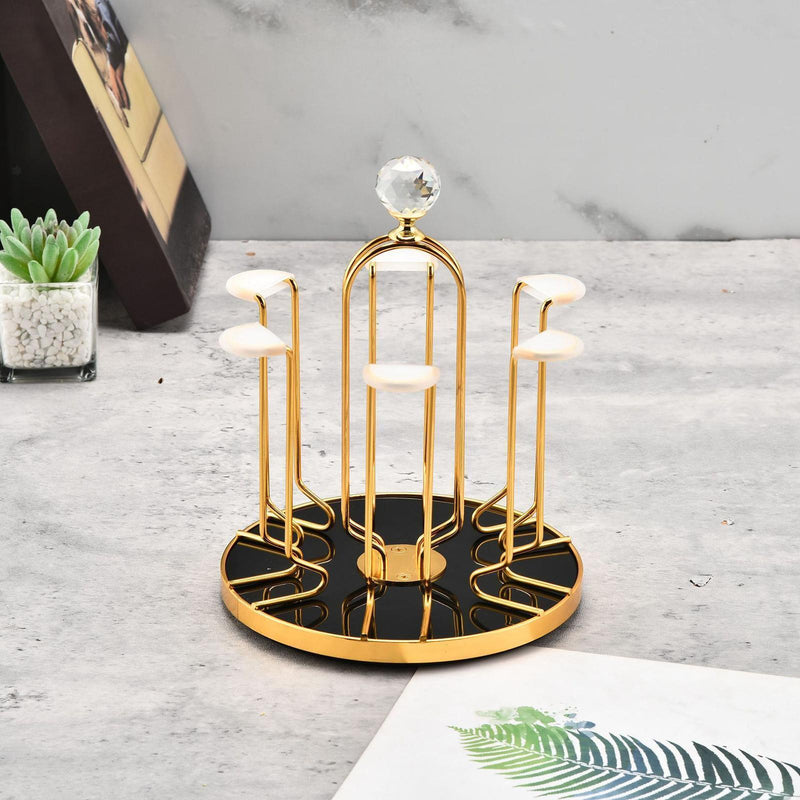 Rotating Bottle Drying Rack Glass Cup Holder Techmanistan