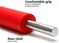Non-Stick Silicone Rolling Pin with Steel Handle, 17 Inch