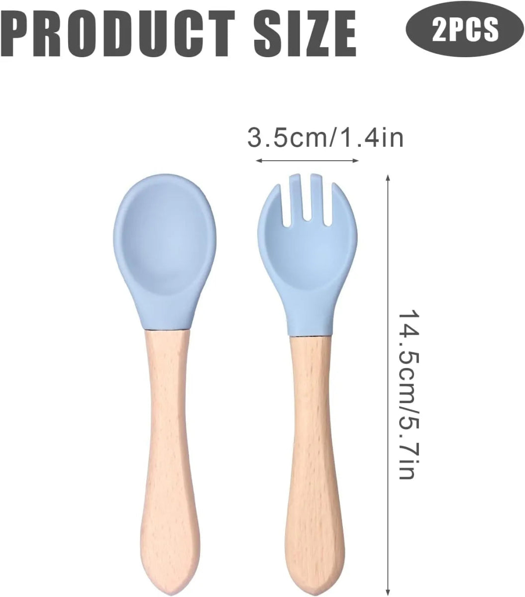 Baby Feeding Forks and Spoons Set - Techmanistan in Pakistan