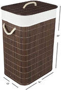 Bamboo Foldable Laundry Hamper - Techmanistan in Pakistan