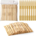Bamboo Mini Tasting Forks Fruit Picks - Techmanistan in Pakistan