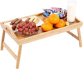 Bamboo Serving Tray with Folding Legs - Techmanistan in Pakistan