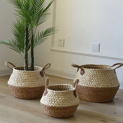 Set of 3 - Multi-Purpose Laundry & Household Storage Bin for Clothes, Sundries, Bathroom, Bedroom & Closet