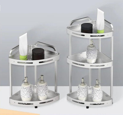 Bathroom Corner Rack Shower Shelf - Techmanistan in Pakistan