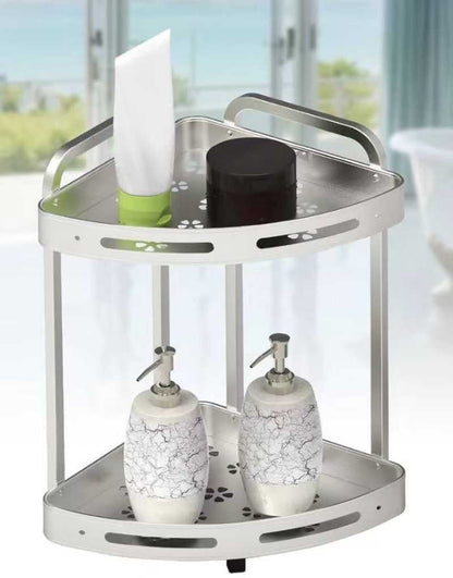 Bathroom Corner Rack Shower Shelf - Techmanistan in Pakistan