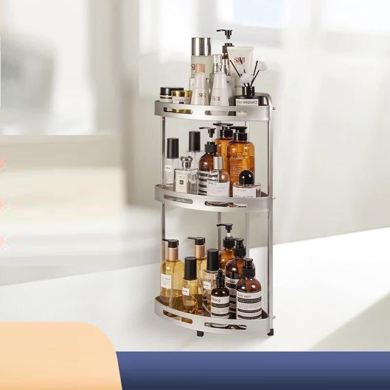 Bathroom Corner Rack Shower Shelf - Techmanistan in Pakistan