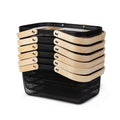 Metal Mesh Basket with Wooden Handle