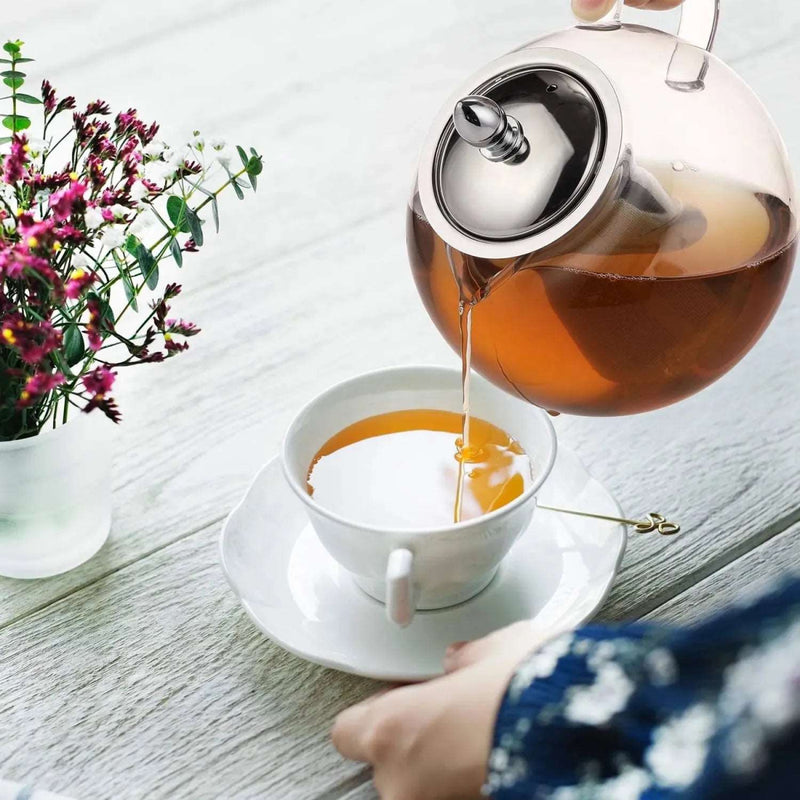 Borosilicate Glass Teapot Chai Kettle - Techmanistan in Pakistan
