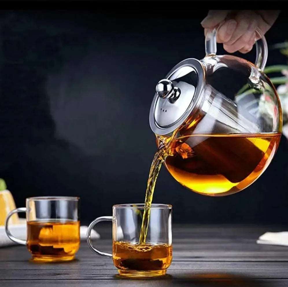 Borosilicate Glass Teapot Chai Kettle - Techmanistan in Pakistan