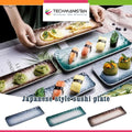 Brown Color Japanese Style Sushi Plate - Techmanistan in Pakistan
