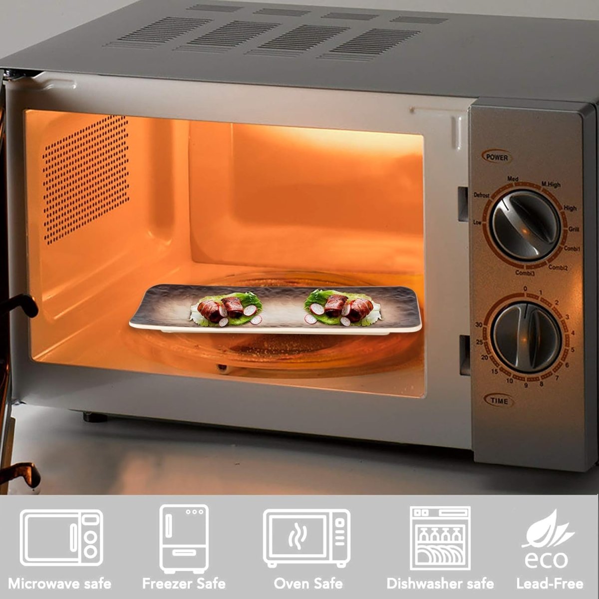 Brown Color Japanese Style Sushi Plate - Techmanistan in Pakistan