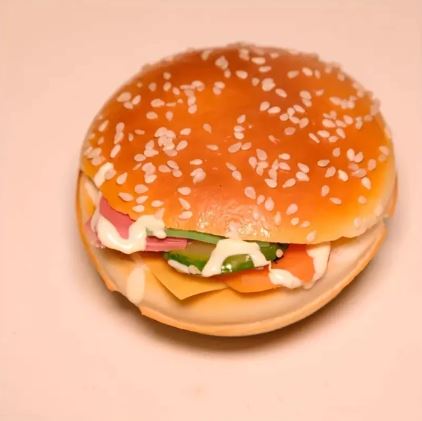 Burger Shape Fridge Magnet - Techmanistan in Pakistan