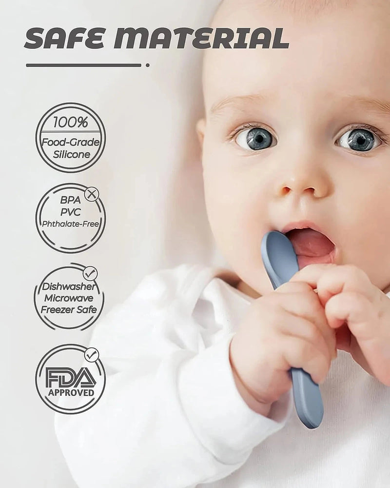 Babies Suction Bowl, Spoon & Fork Set Techmanistan