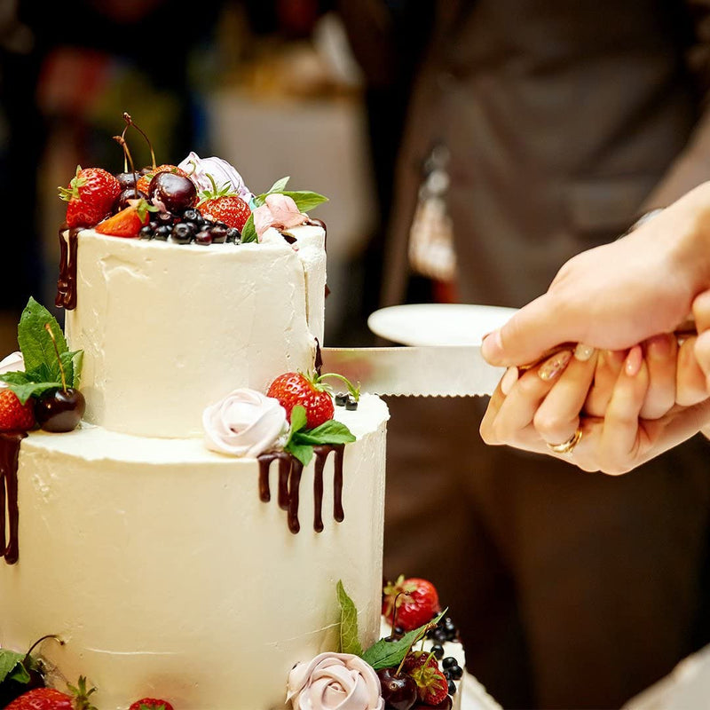Wedding & Birthday Cake Knife and Server Set - Cake Cutter and Server Set My Store