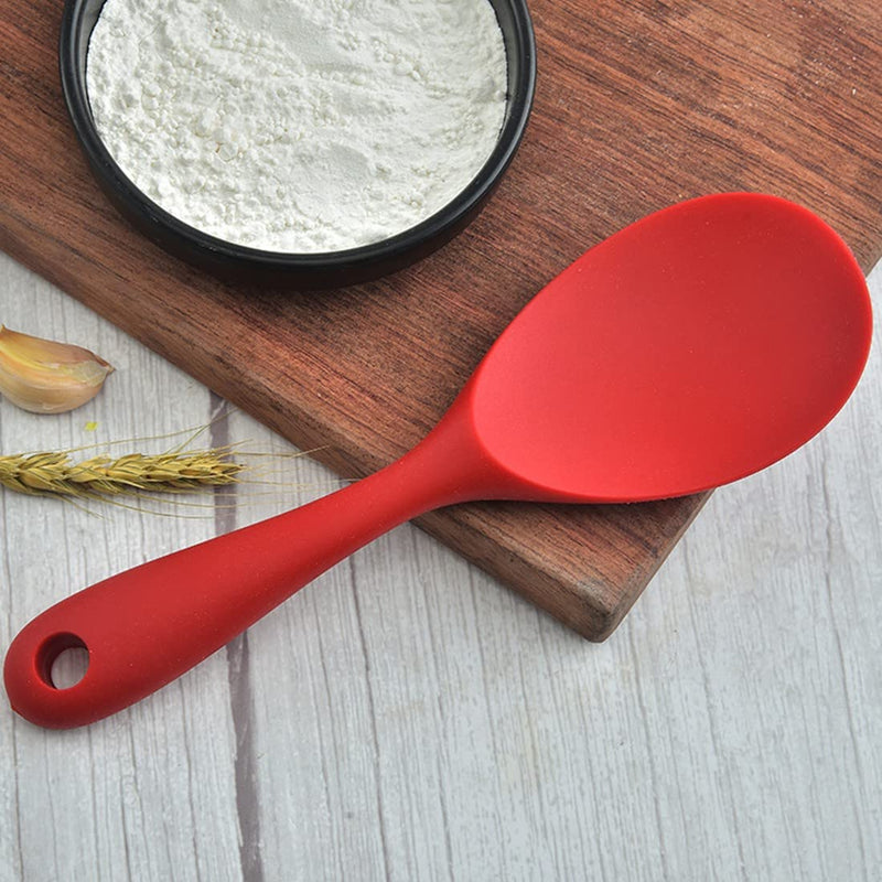 Non-Stick Silicone Rice Spoon Techmanistan