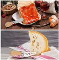 Set of 4 - Stainless Steel Cheese Knives With Wooden Handles, Cheese Slicer Cheese Cutter Cheese Fork My Store