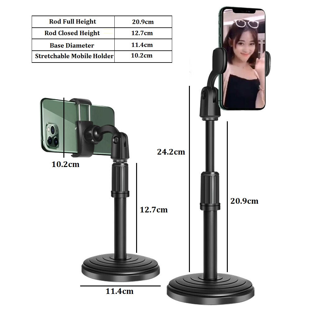 Adjustable Mobile Stand Table Rod