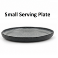 Grey Textured Ceramic Dinnerware – Bowl or Serving Plate