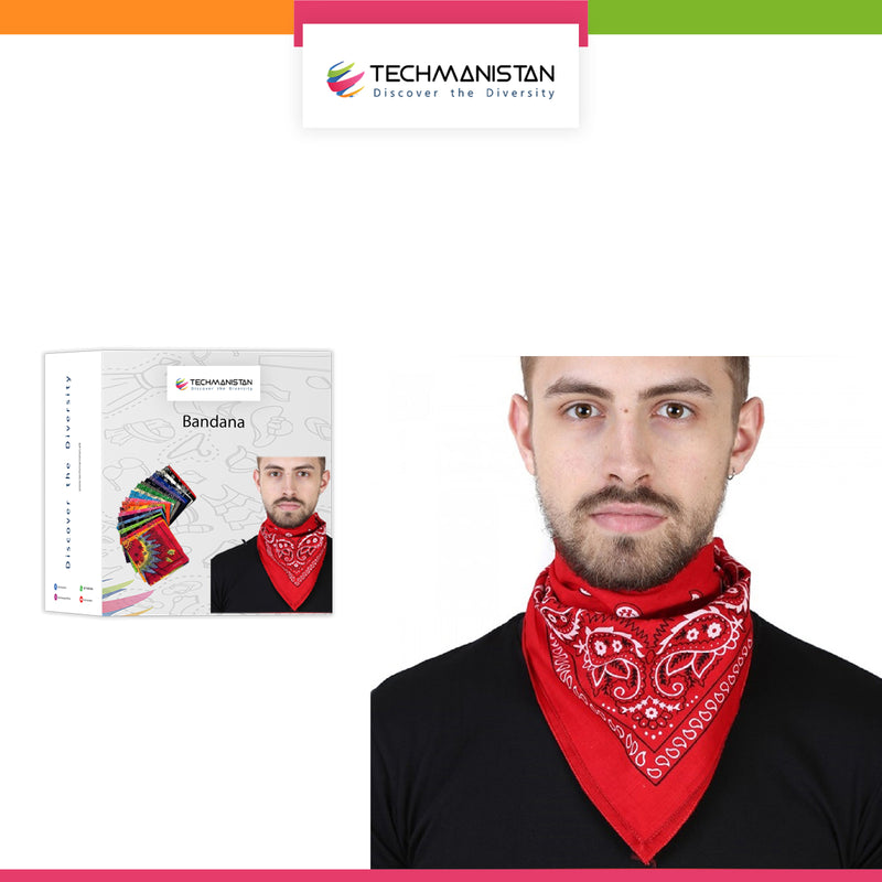 Paisley Printed Ethnic Style Unisex Bandana Headband