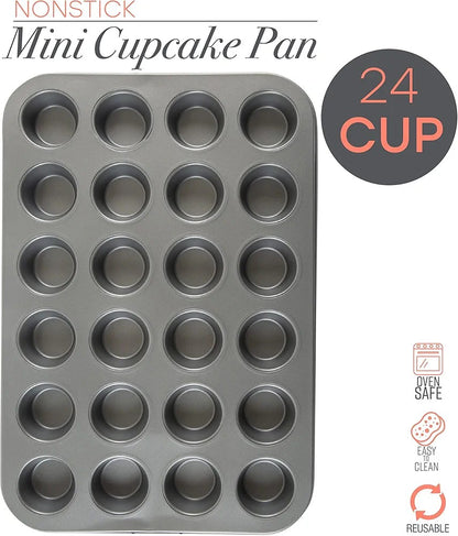 24 Grids Nonstick Cupcake Mold