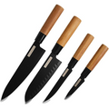 4 Pcs High-Carbon Stainless Steel Chef Knife Set