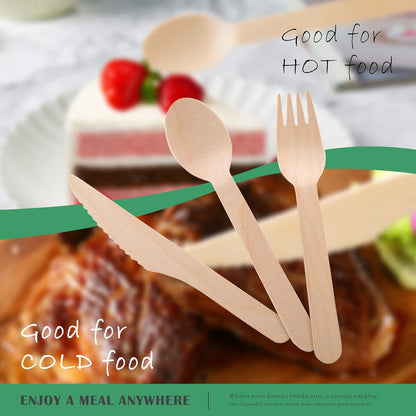 Pack of 36 - Disposable Wooden Forks Techmanistan