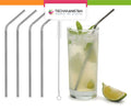 Stainless Steel Reusable Drinking Straws with Cleaning Brush My Store