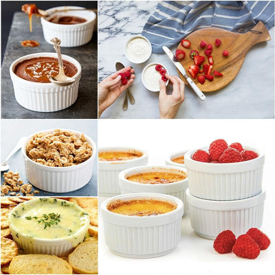 Pack of 3 - Porcelain Baking Ramekins My Store