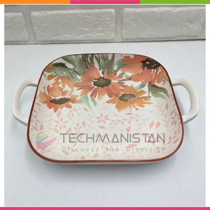 Ceramic Casserole Dish with Handles - Techmanistan in Pakistan