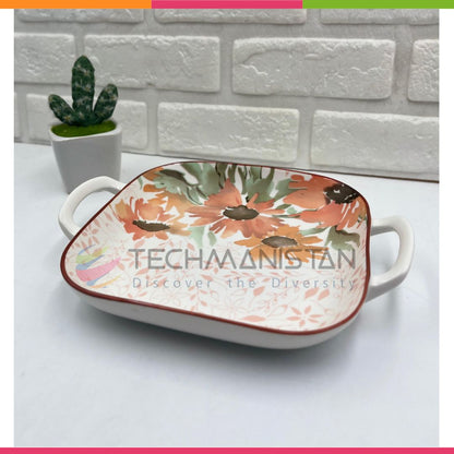 Ceramic Casserole Dish with Handles - Techmanistan in Pakistan