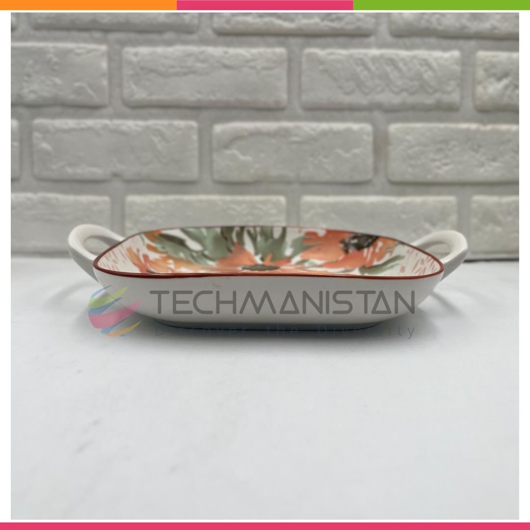 Ceramic Casserole Dish with Handles - Techmanistan in Pakistan