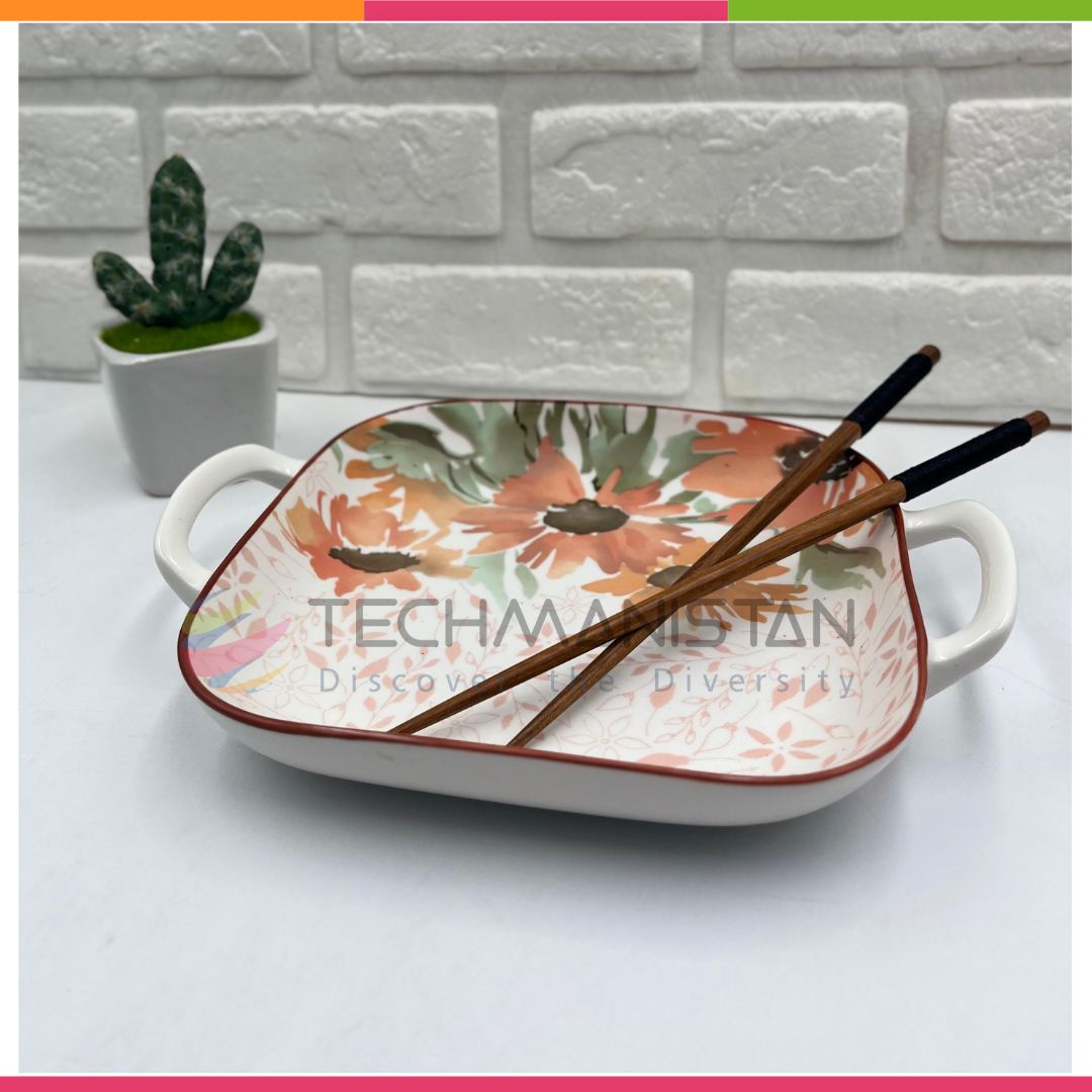 Ceramic Casserole Dish with Handles - Techmanistan in Pakistan