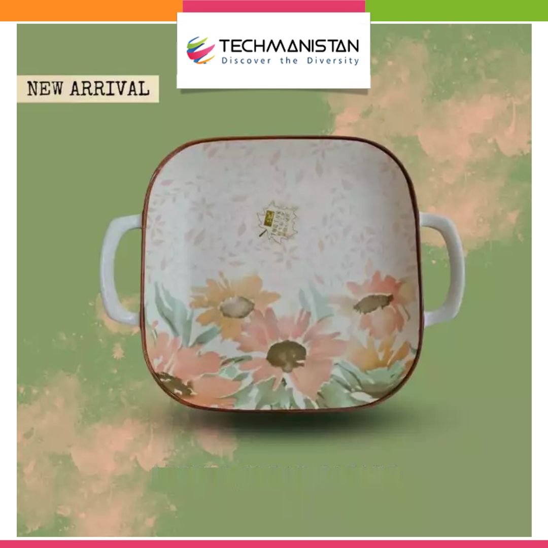 Ceramic Casserole Dish with Handles - Techmanistan in Pakistan