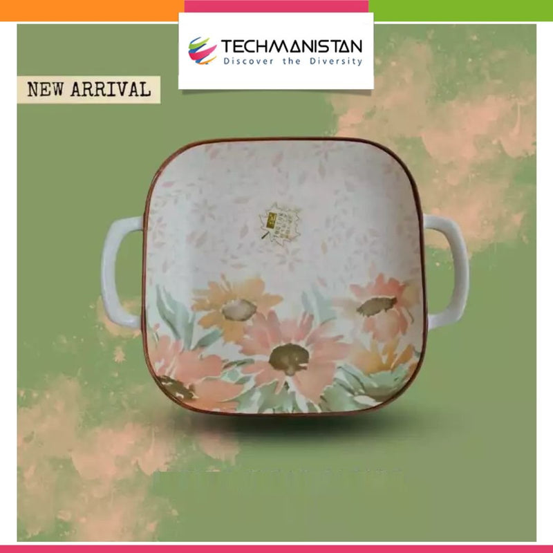 Ceramic Casserole Dish with Handles - Techmanistan in Pakistan