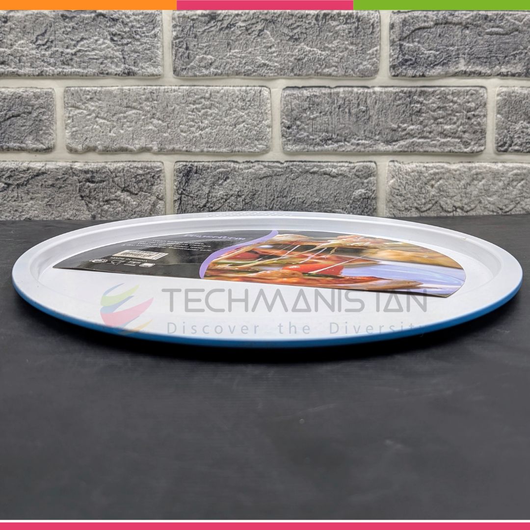 Ceramic Coated Pizza Pan with Handles - Techmanistan in Pakistan