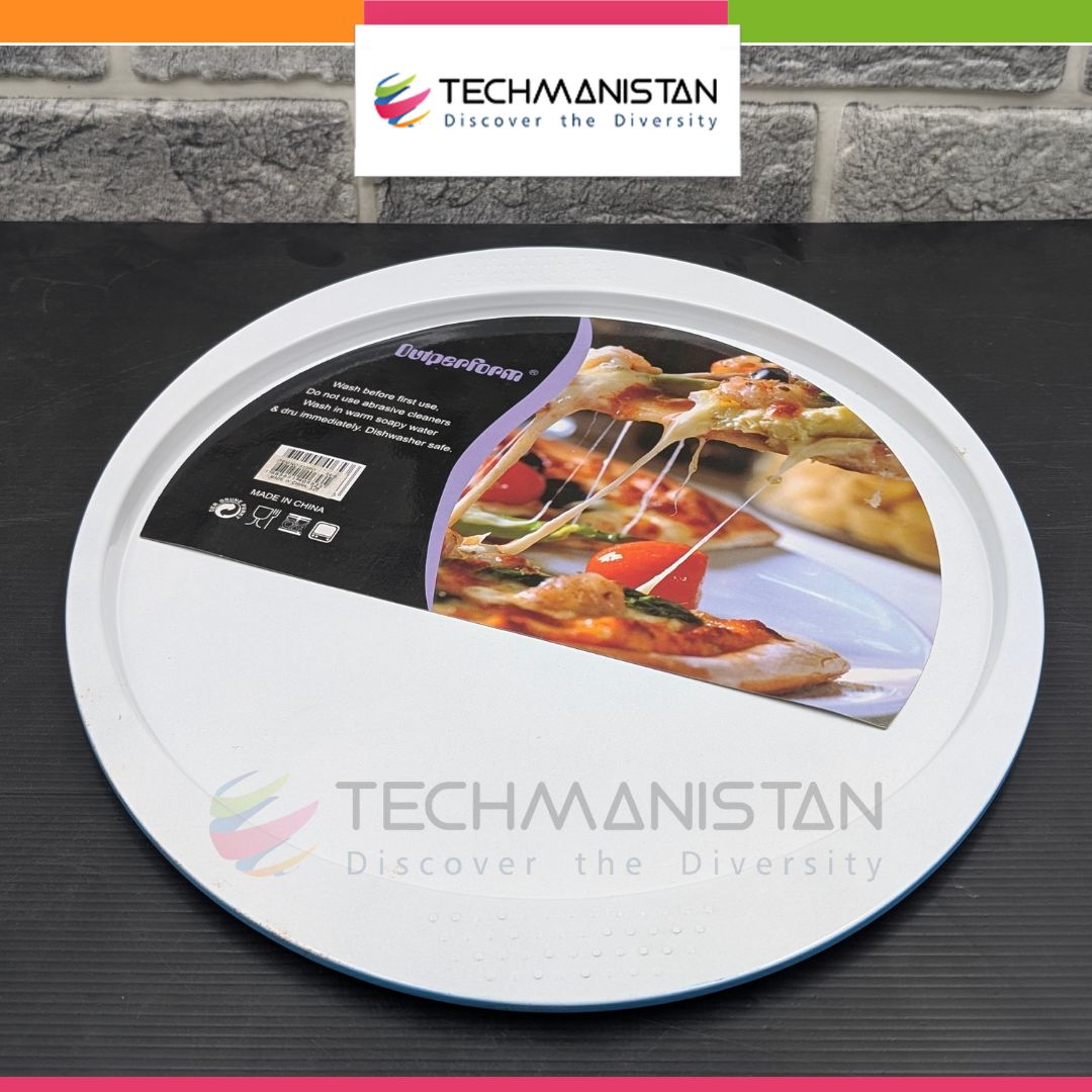 Ceramic Coated Pizza Pan with Handles - Techmanistan in Pakistan