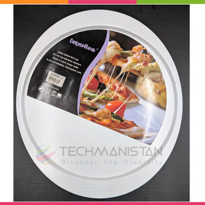 Ceramic Coated Pizza Pan with Handles - Techmanistan in Pakistan