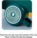 Ceramic Coffee Mug Set with Lid and Spoon - Techmanistan in Pakistan