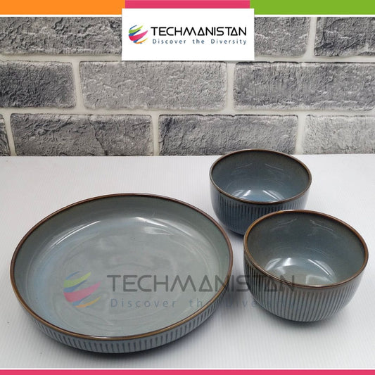 Ceramic Dinner Plate & Bowls Set - Techmanistan in Pakistan
