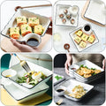 Ceramic Dumpling Plate with Side Sauce Portion - Techmanistan in Pakistan