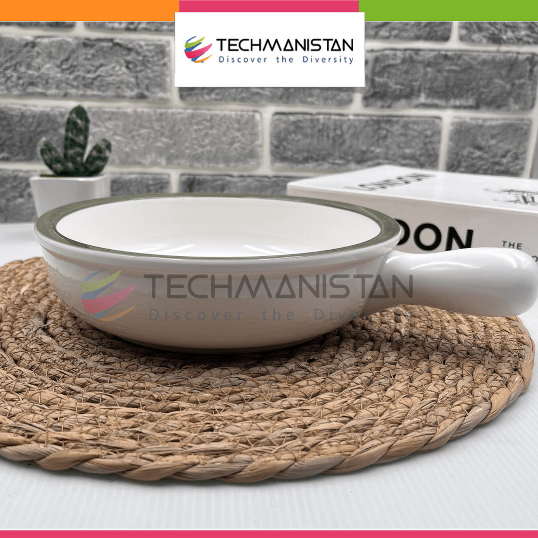 Ceramic Korean Bowl With Handle - Techmanistan in Pakistan