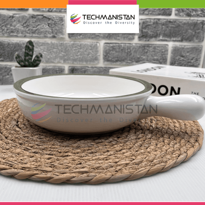 Ceramic Korean Bowl With Handle - Techmanistan in Pakistan
