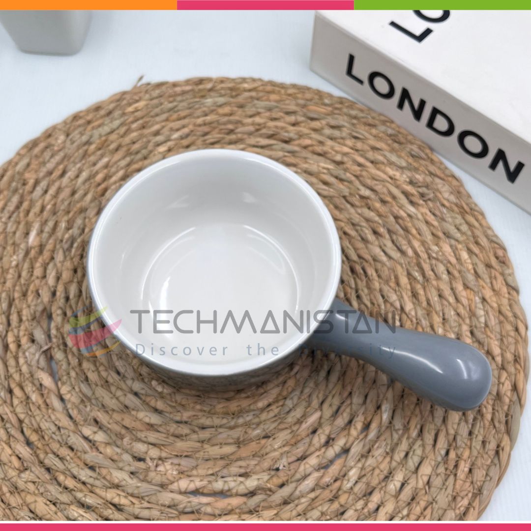 Ceramic Soup Bowl with Handle - Techmanistan in Pakistan